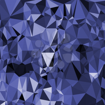 Abstract Digital Polygonal Blue Background. Abstract Triangular Pattern