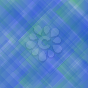 Blue Square Background. Abstract Blue Square Pattern.