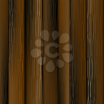 Dark Wood Vertical Planks. Wooden Texture Pattern