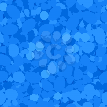 Blue Circles Seamless Pattern. Mosaic Wall Texture