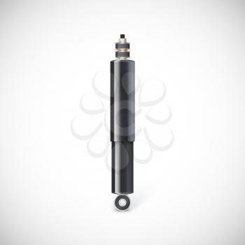 Car shock absorber. Vector icon, isolated on white background