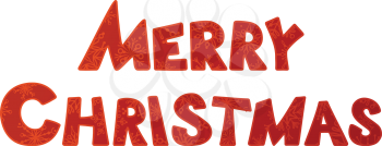 Hand-written text. Vector illustration for your design. Christmas template.