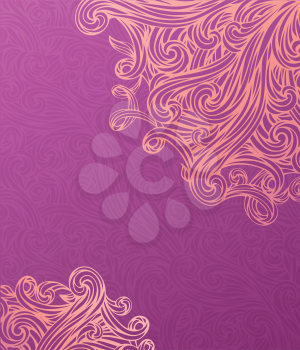 Abstract pattern. Waves template. There is blank space for your text. EPS 8..