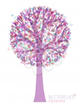 Nature vector illustration. There is place for your text.