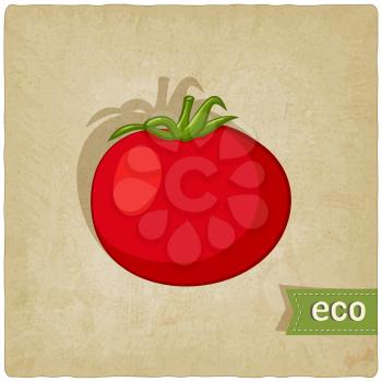 tomato eco background - vector illustration. eps 10