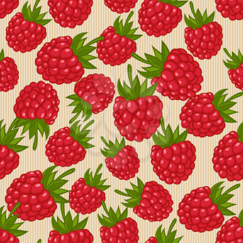 berry seamless pattern - vector illustration. eps 8