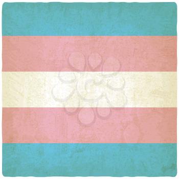 Transgender flag old background. vector illustration - eps 10