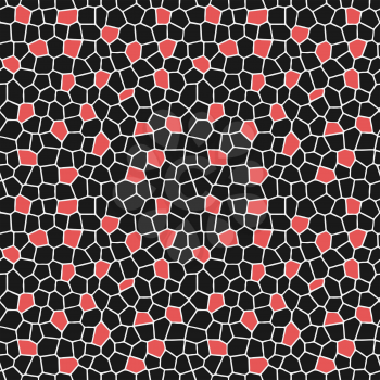 Mosaic abstract texture seamless pattern. vector illustration
