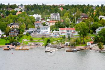 small swedish village in Stockholm suburb 