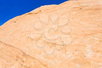 sand rock surface in montain of Bab as-Siq, Petra, Jordan