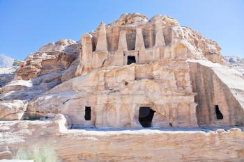 The Obelisk Tomb and Bab as-Siq Triclinium in Petra, Jordan