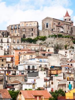 travel to Italy - view of Castiglione di Sicilia town in mountain of Sicily