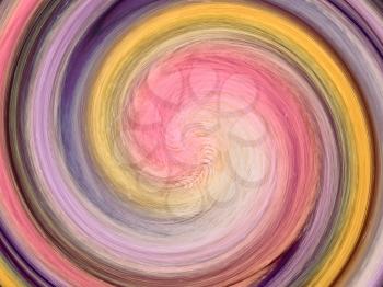 Abstract multicolored twirled background.Digitally generated image.