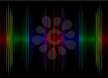 Abstract  multicolored sound equalizer display as background.Digitally generated image.
