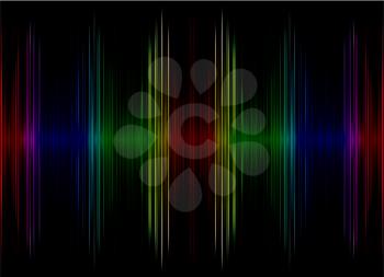 Abstract multicolored sound equalizer as background.Digitally generated image.