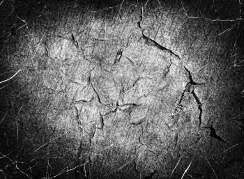 Monochrome scratched texture as abstract background.Digitally altered image.