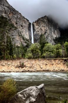 Yosemite National Park waterfall el capitan majestic scene