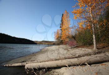 Liard River in British Columbia