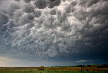 Storm Clouds Canada warning ominous skies Saskatchewan