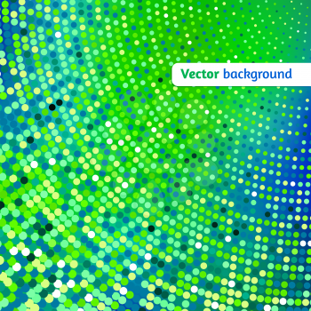 Disco glowing background with dots. Vector EPS 10.