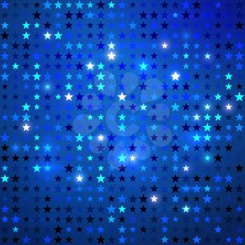 Disco background with stars. Vector EPS10.
