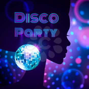 Disco Party. Vector illustration.