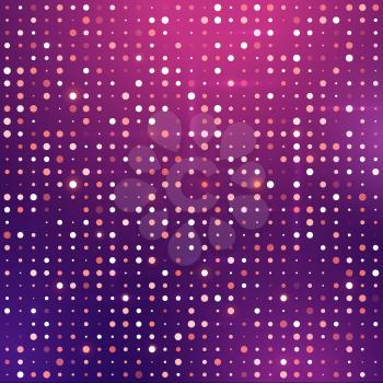 Glowing dots. Vector background.