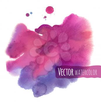 Abstract vector watercolor background. EPS 10.