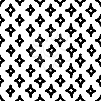 Freehand doodle seamless pattern. Irregular shapes line art. Monocolor vector texture. Creative wrapping paper, wallpaper background, monochrome textile, surface vector design