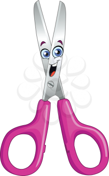 Cartoon scissors