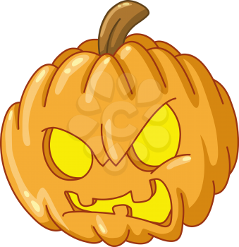 Angry pumpkin