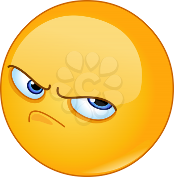 Pissed off angry emoticon