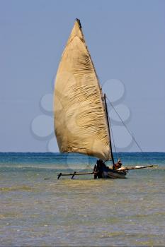 a boat for fish in nosy be madagascar