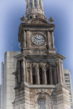 in australia sydney the antique clock tower in the sky