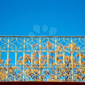 abstract terrace in morocco africa and   the sky