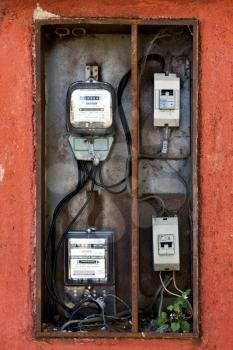 counter electric current to measure the consumption of electrical energy in colonia del sacramento uruguay 