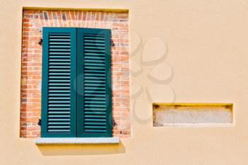 in    italy europe     old         architecture and venetian blind wall