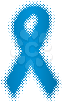 blue ribbon (from dots design series)