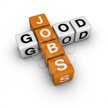 good jobs   (3D crossword orange series)
