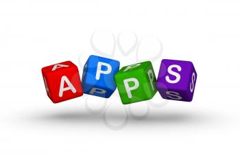 apps multicolor symbol for web design