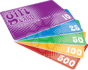 Color Gift Cards (vector format)