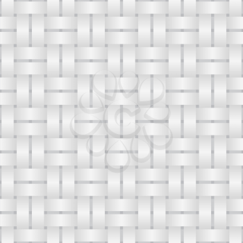 Wicker white background (editable seamless pattern)