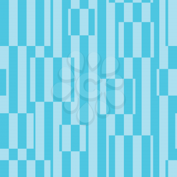 Striped seamless background in blue color with optical illusion effect.