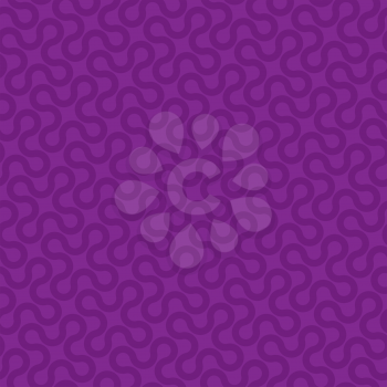 Purple Neutral Seamless Pattern for Modern Design in Flat Style. Tileable Geometric Vector Background.