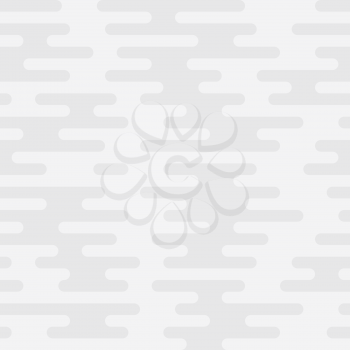 Ripple Irregular Rounded Lines Seamless Pattern. White tileable vector background in flat style.