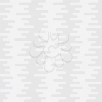 Ripple Irregular Rounded Lines Seamless Pattern. White tileable vector background in flat style.