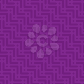 Herringbone neutral seamless pattern in flat style. Tileable vector web background in purple color.