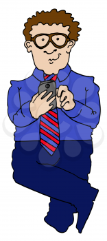 Texting Clipart