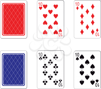 Vector. Playing card set 03