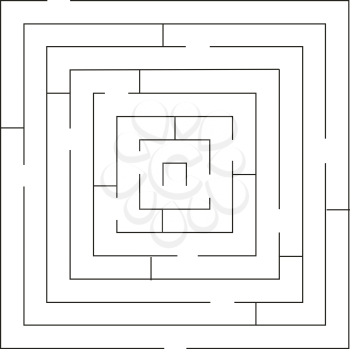 Maze 01 in black color